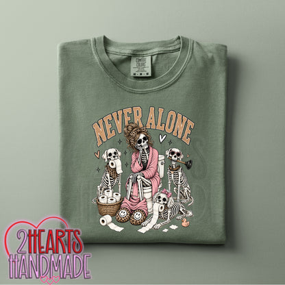 Never Alone Skelly Dog Mom