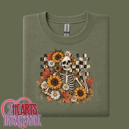 Skelly in the Flowers