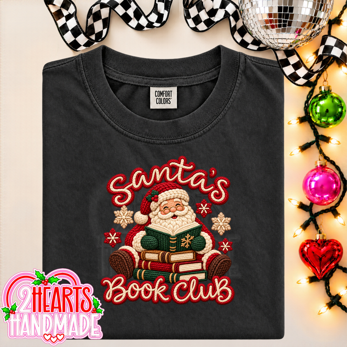 Santa's Book  (Faux Crochet)