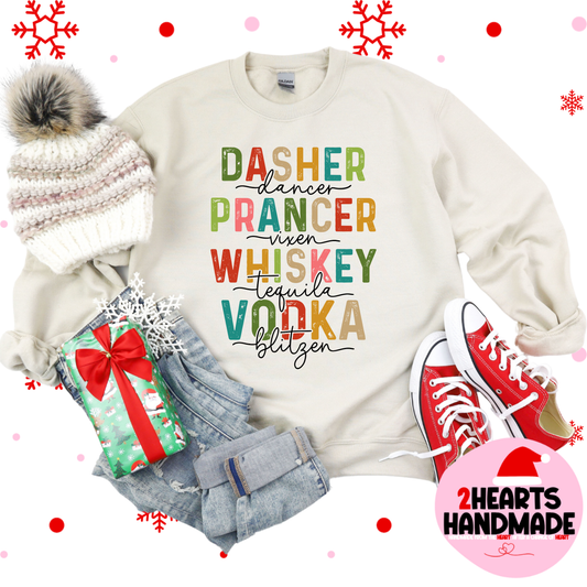 Dancer, Prancer, Whiskey, Vodka