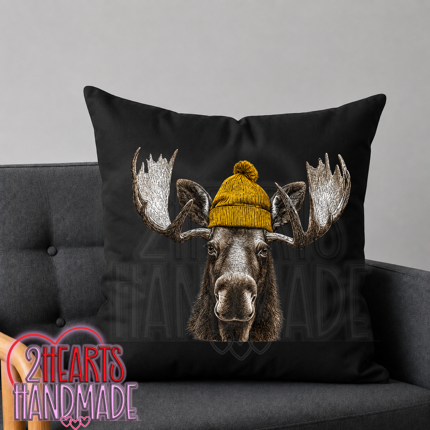 Just a Fall Moose Throw Pillow Cover (Pillow NOT Included)