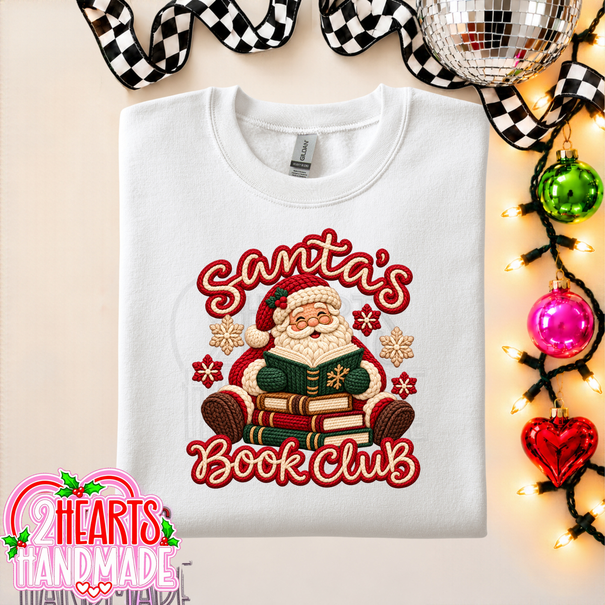 Santa's Book  (Faux Crochet)