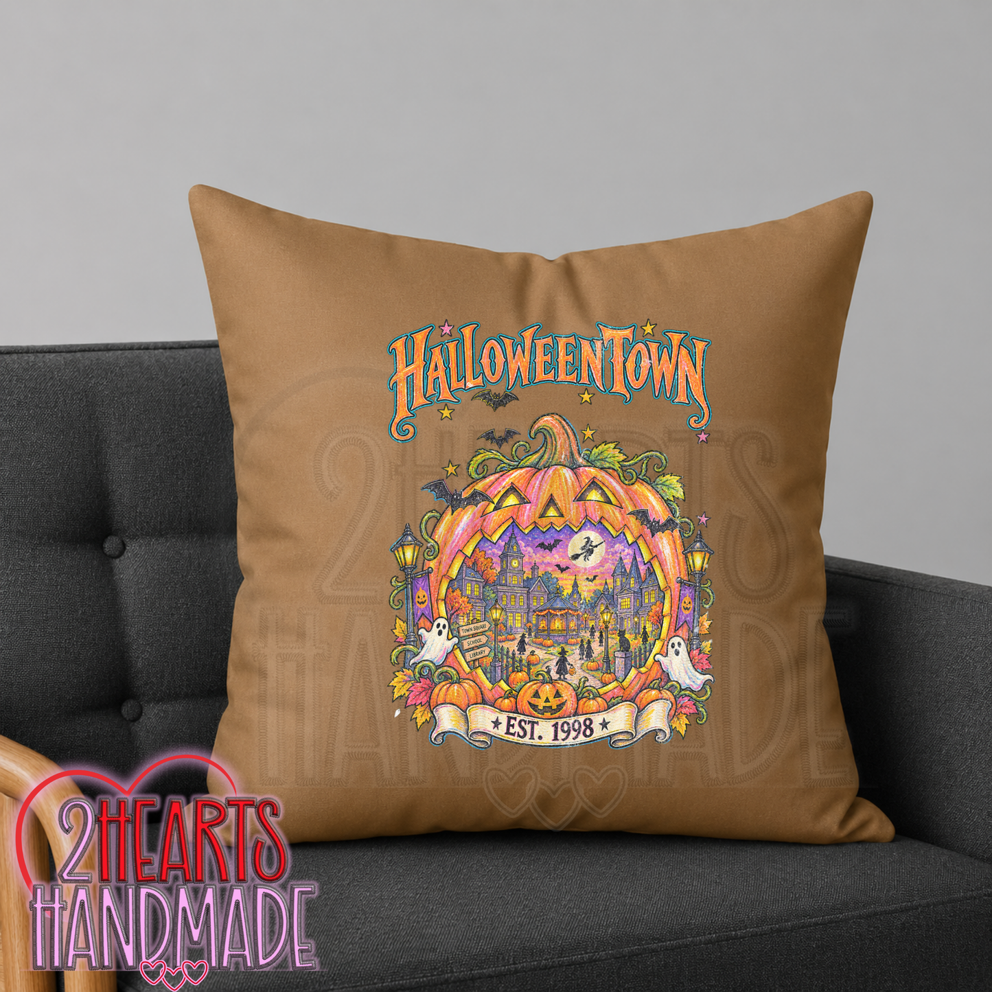 HalloweenTown Throw Pillow Cover (Pillow NOT Included) (Copy)