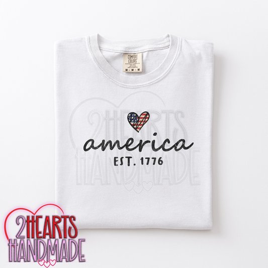 America EST. 1776