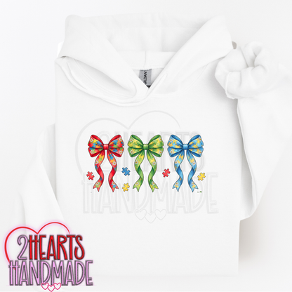 Autism Awareness Bows