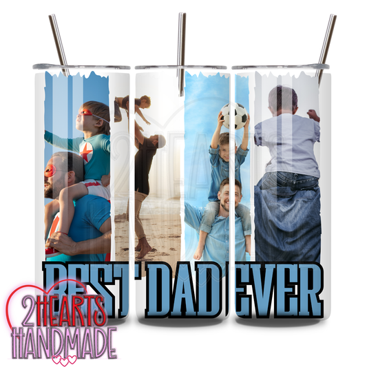 Best Dad Ever Photo Tumbler