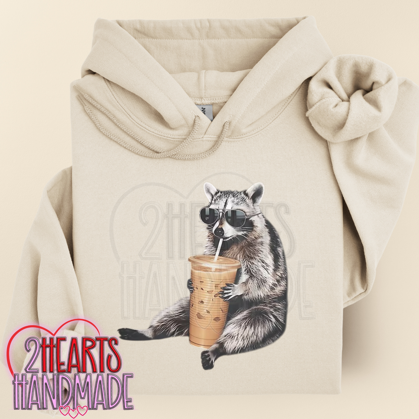Coffee Loving Raccoon