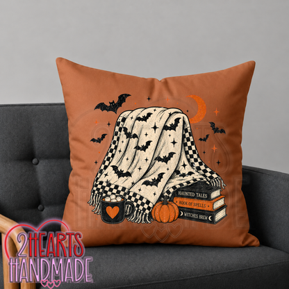 Cozy, with a Little Bit of Spook Throw Pillow Cover (Pillow NOT Included)