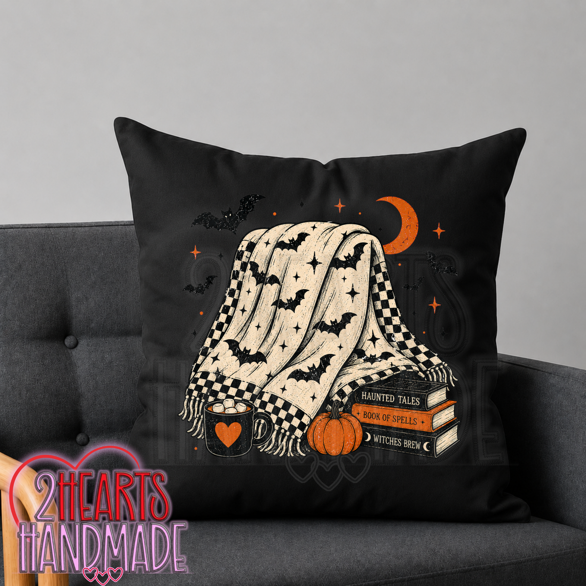 Cozy, with a Little Bit of Spook Throw Pillow Cover (Pillow NOT Included)