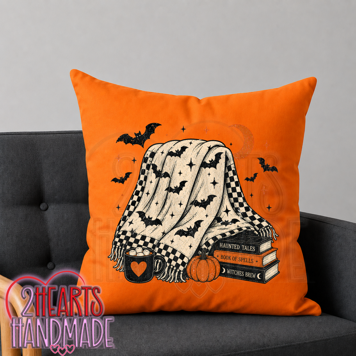 Cozy, with a Little Bit of Spook Throw Pillow Cover (Pillow NOT Included)