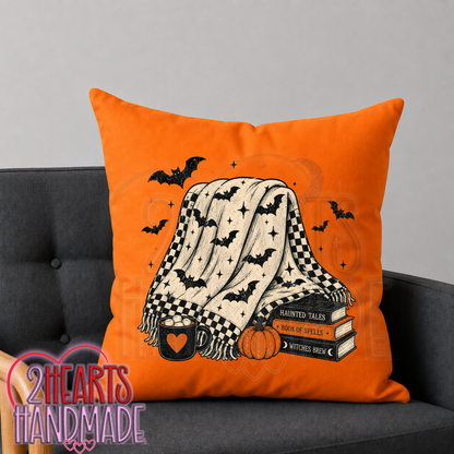 Cozy, with a Little Bit of Spook Throw Pillow Cover (Pillow NOT Included)
