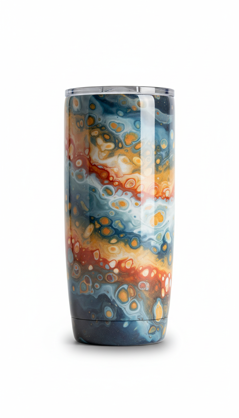 Epoxy Art Stainless Steel Tumbler