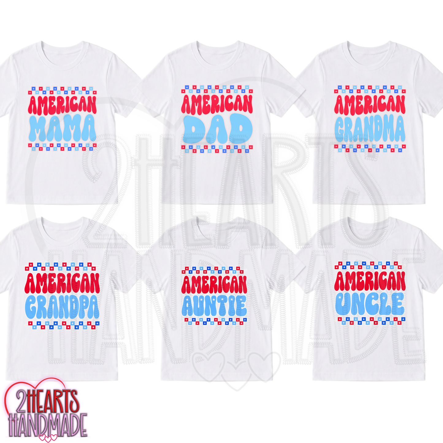 Family American Shirts - Adults