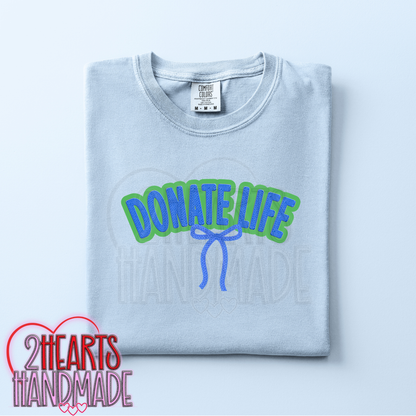 Faux Crochet Donate Life