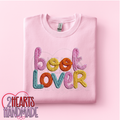 Faux crochet Book Lover