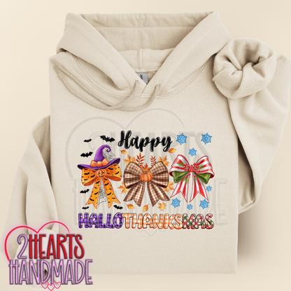 Happy HalloThanksMas Bows