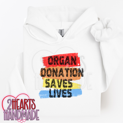 Organ Donation Saves Lives Colorful