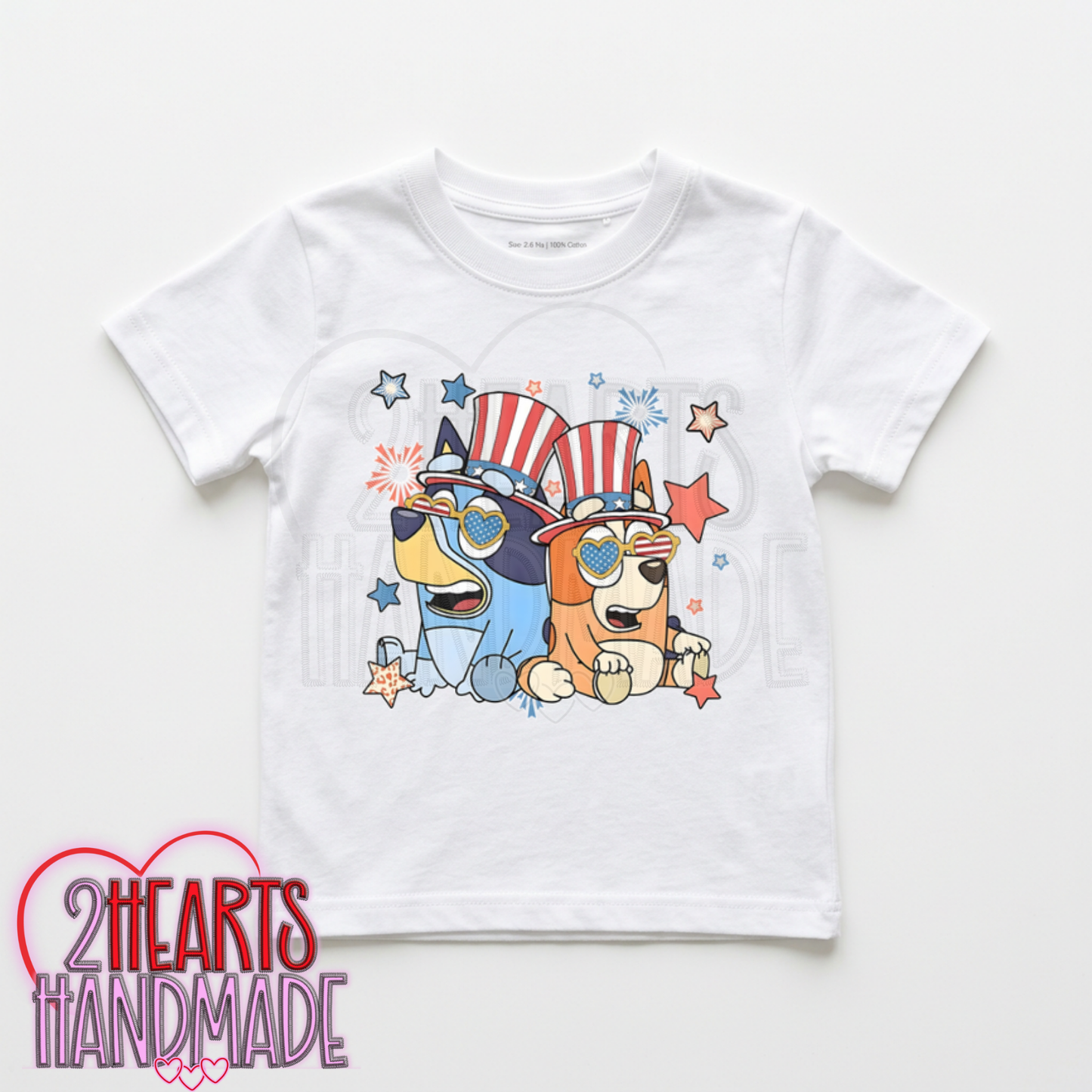 Patriotic Blue Dog