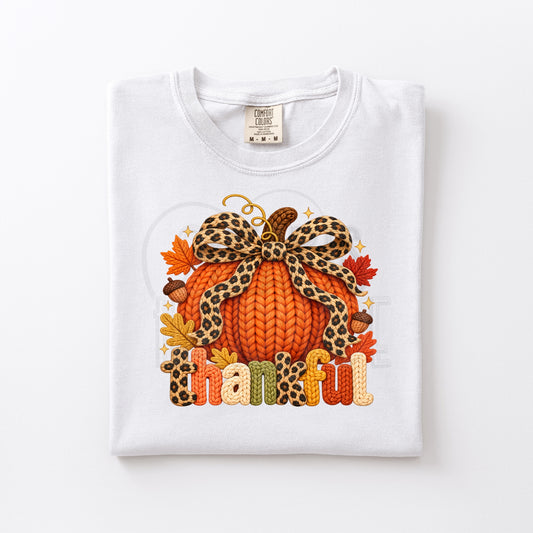 Pumpkin Thankful (Faux Crochet)