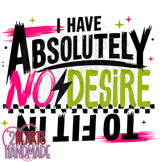 RTS - I Have Absolutely No Desire to Fit In