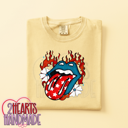 Retro 4th of July Mouth