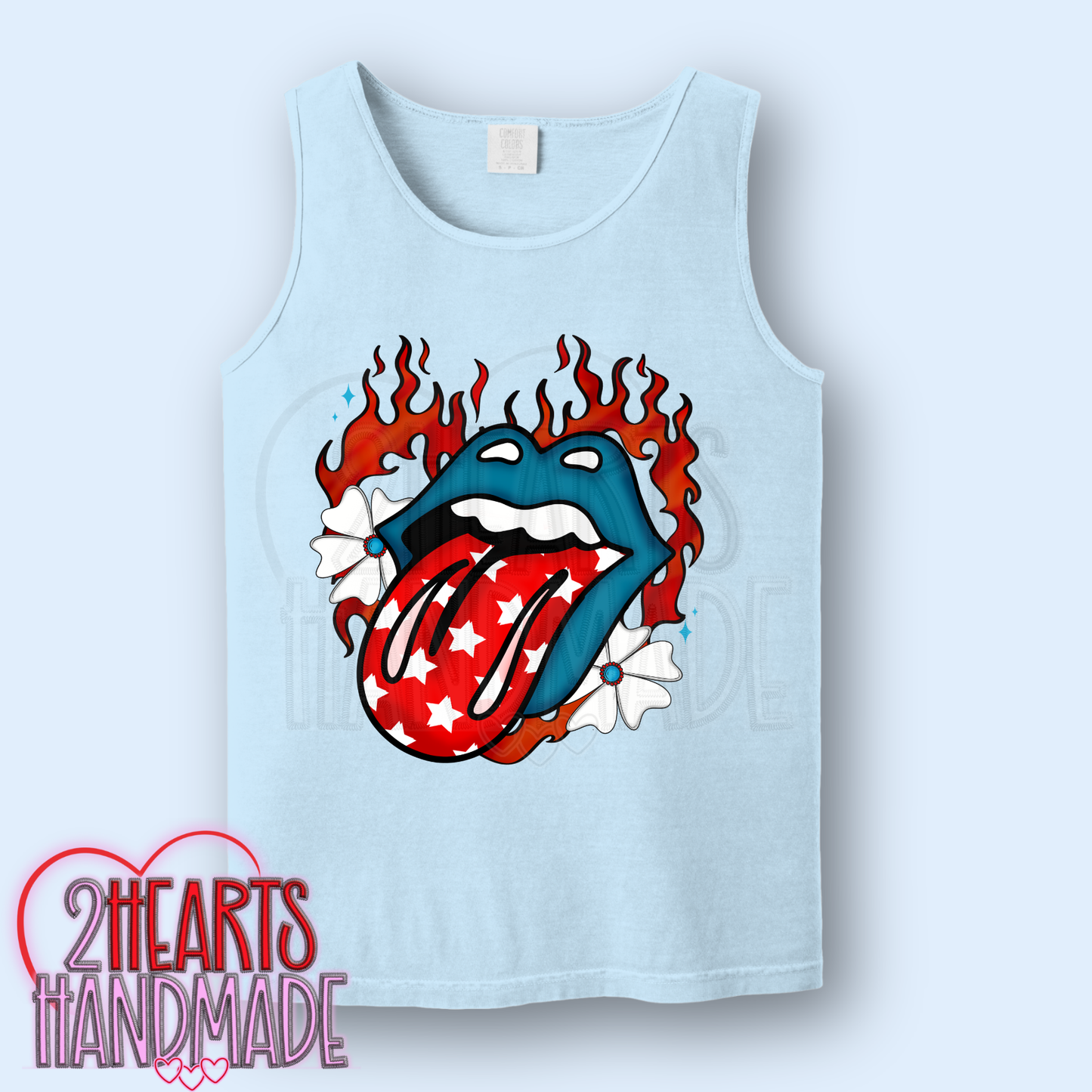 Retro 4th of July Mouth