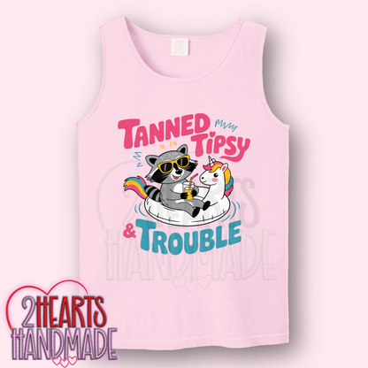 Tanned, Tipsy & Trouble