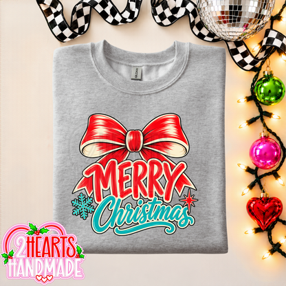 Merry Christmas Big Red Bow