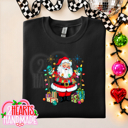Vintage Santa with Lights