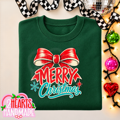 Merry Christmas Big Red Bow