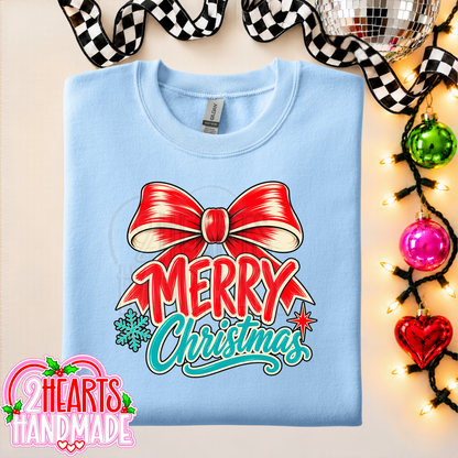 Merry Christmas Big Red Bow