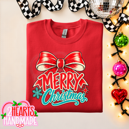 Merry Christmas Big Red Bow