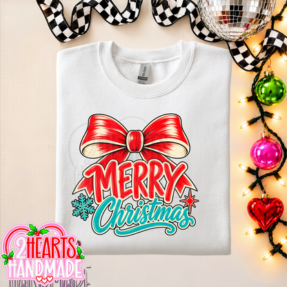 Merry Christmas Big Red Bow