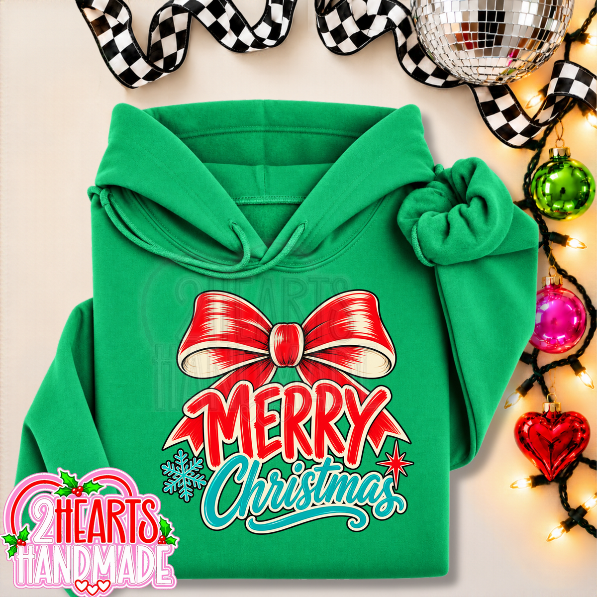 Merry Christmas Big Red Bow