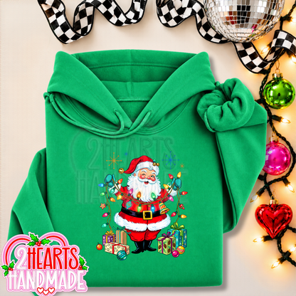 Vintage Santa with Lights