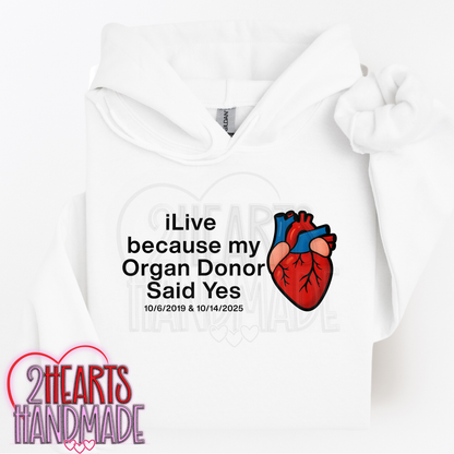 iLive Because my Organ Donor Said Yes