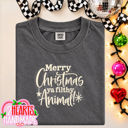 Merry Christmas Ya Filthy Animal