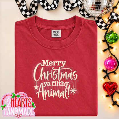 Merry Christmas Ya Filthy Animal