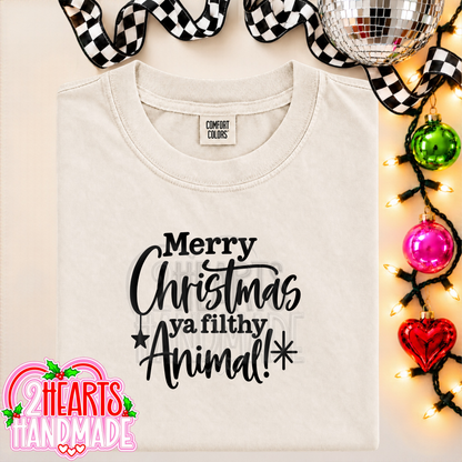 Merry Christmas Ya Filthy Animal