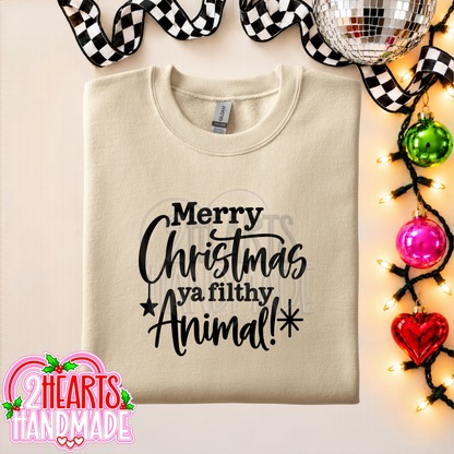 Merry Christmas Ya Filthy Animal
