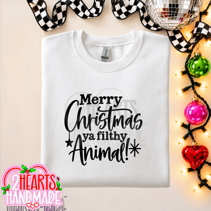 Merry Christmas Ya Filthy Animal