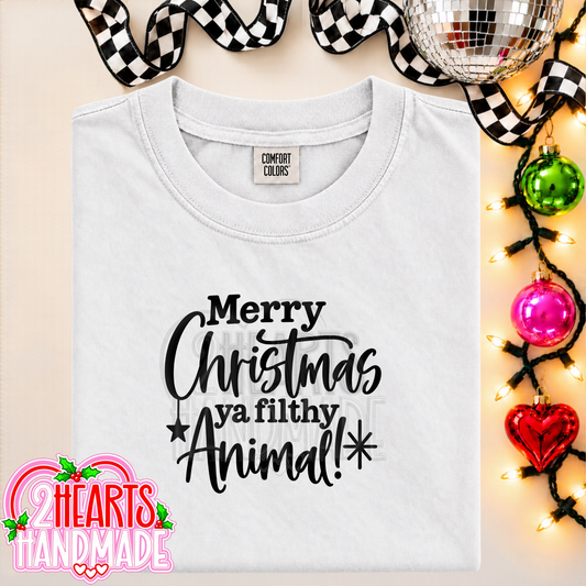 Merry Christmas Ya Filthy Animal