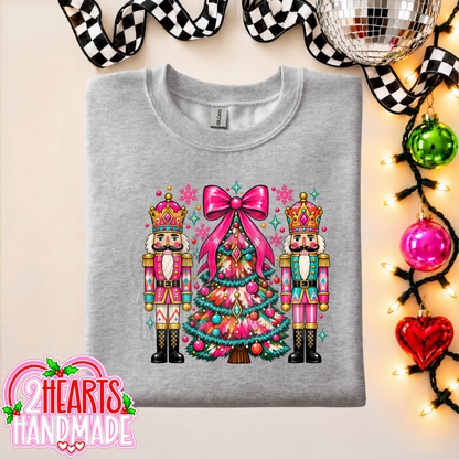 Bright Nutcrackers and Tree