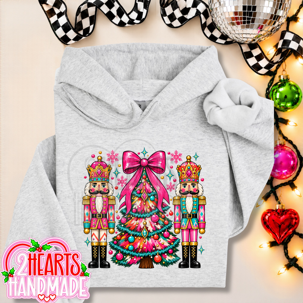 Bright Nutcrackers and Tree