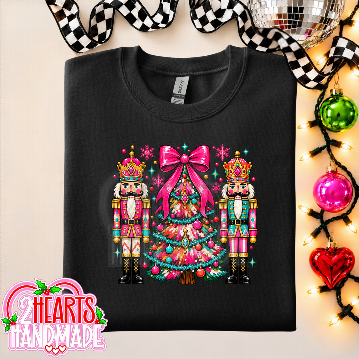 Bright Nutcrackers and Tree