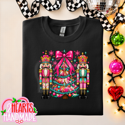 Bright Nutcrackers and Tree