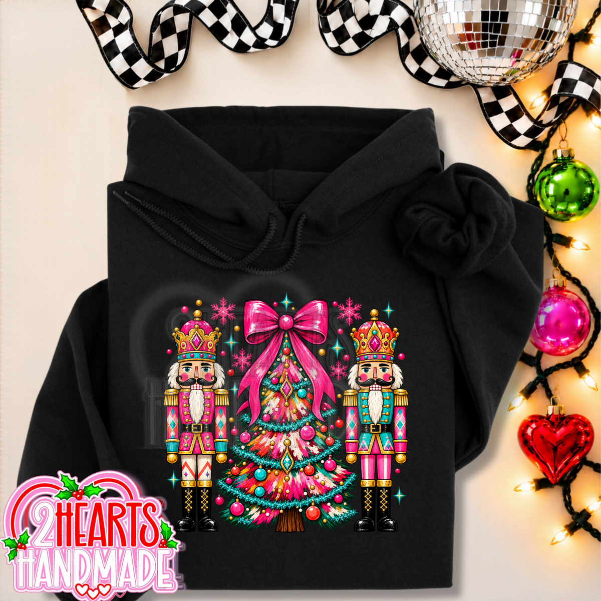 Bright Nutcrackers and Tree