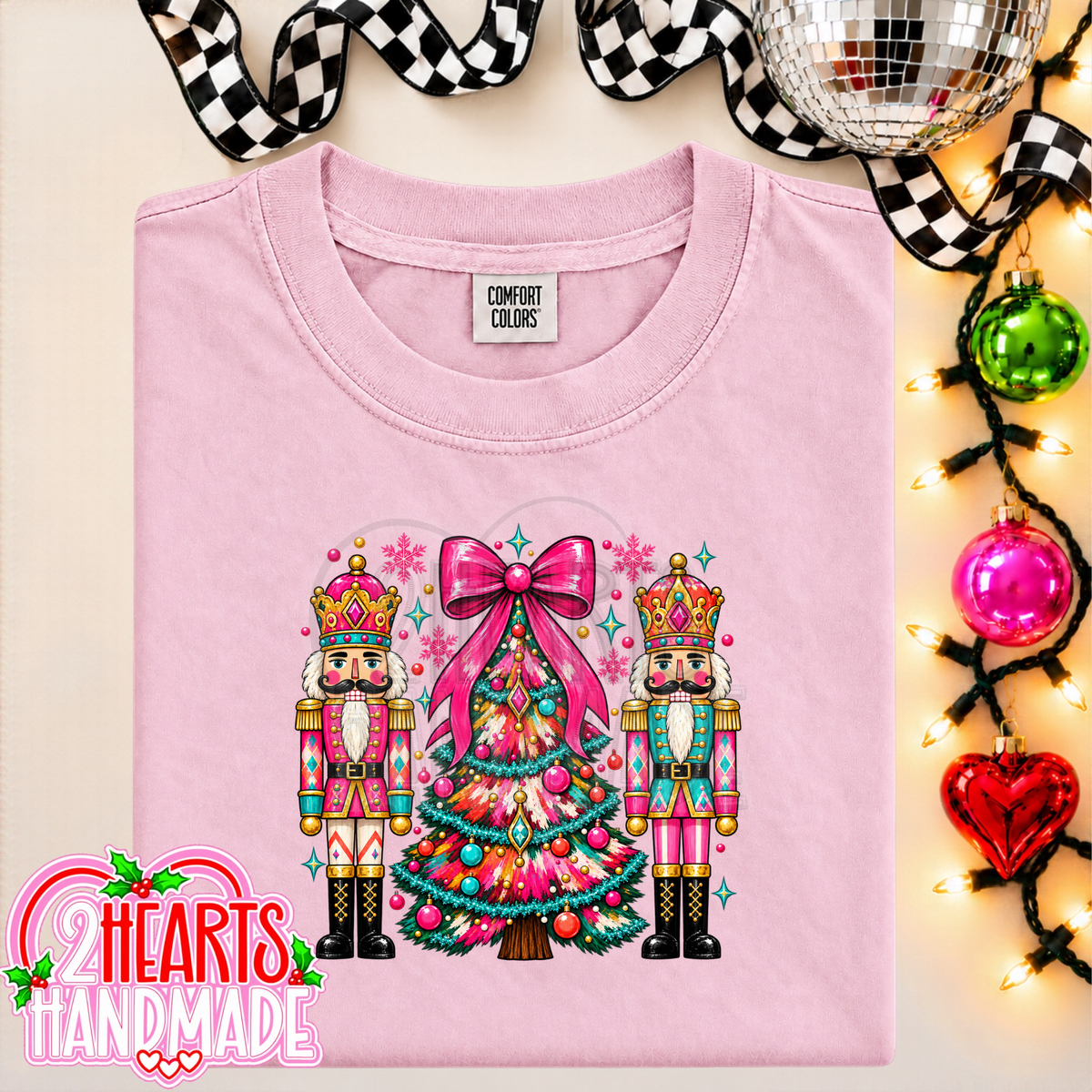 Bright Nutcrackers and Tree