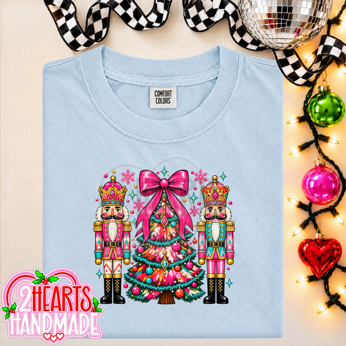 Bright Nutcrackers and Tree