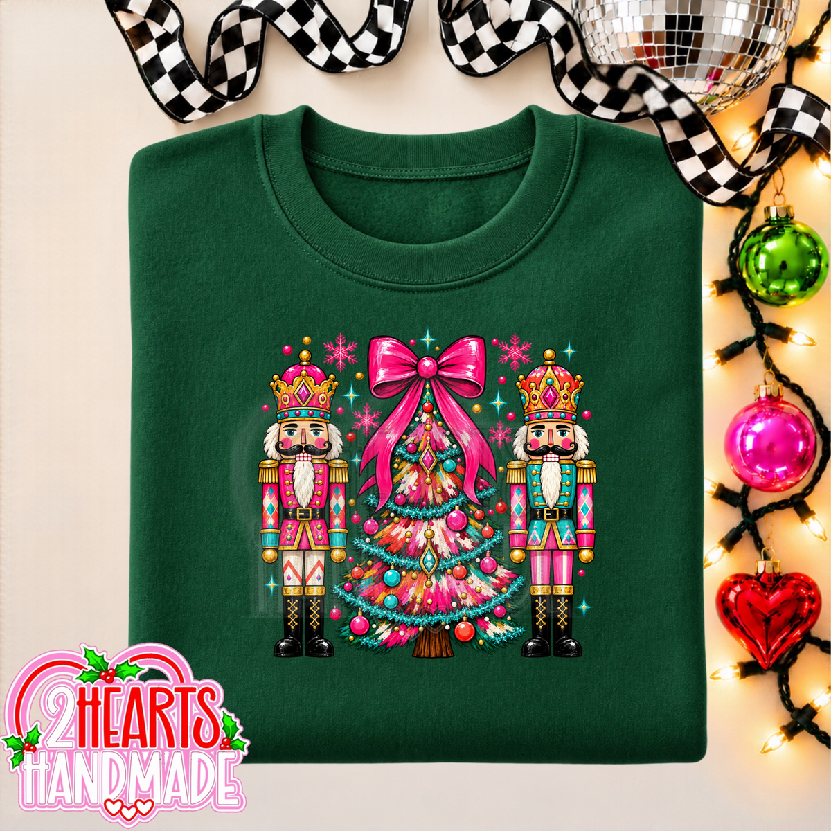Bright Nutcrackers and Tree